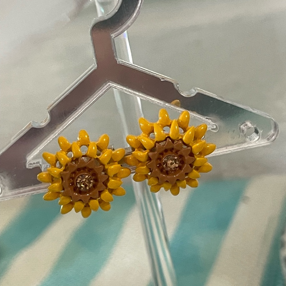 Sunflower Stud Earrings